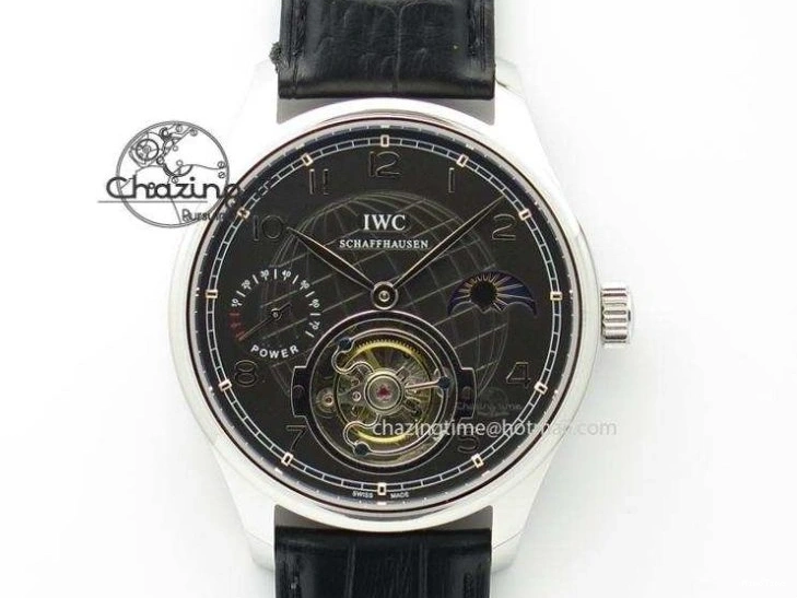 MIROTIME 0212 Affordable Portuguese Real PR Real Annual Calendar IW5035 ZF 1:1 Best Edition White Dial Blue Markers on Blue Leather Strap A 7143